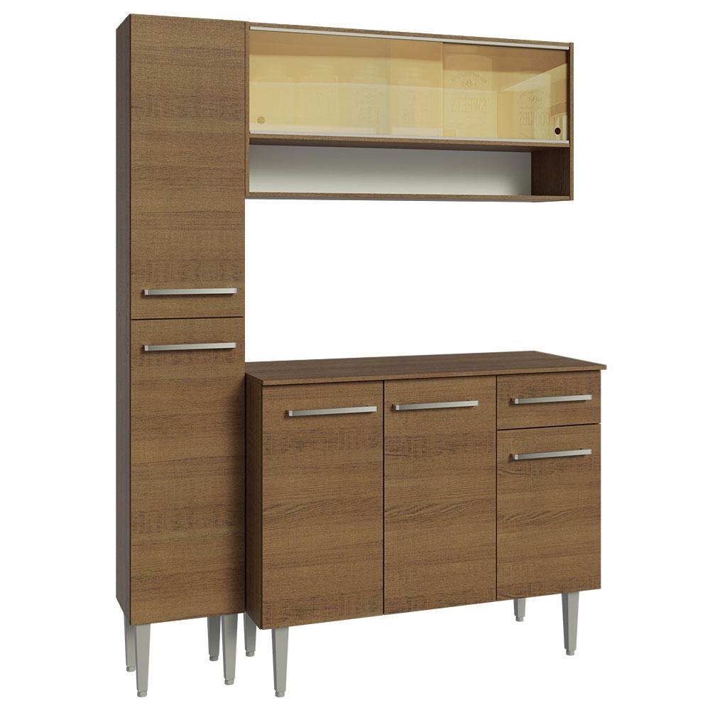 MUEBLE DE COCINA INTEGRAL EMILLY 137 CM MARRÓN 09 - 8
