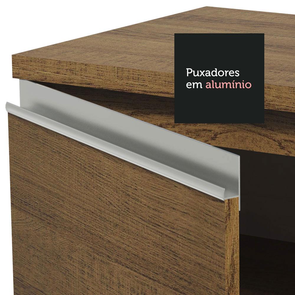 MUEBLE DE COCINA MADESA GLAMY TORRE PARA HORNOS 3 PUERTAS 70 CM MARRÓN - 7