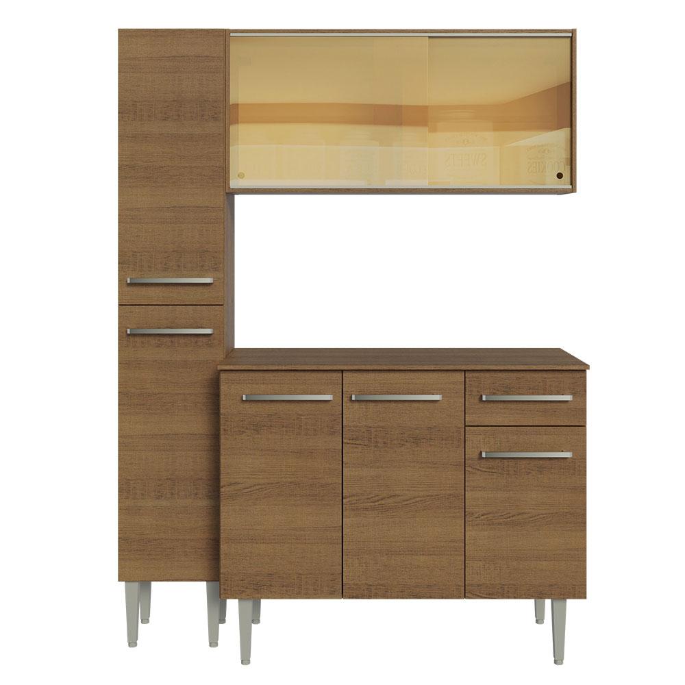 MUEBLE DE COCINA INTEGRAL EMILLY 137 CM MARRÓN 06 - 7