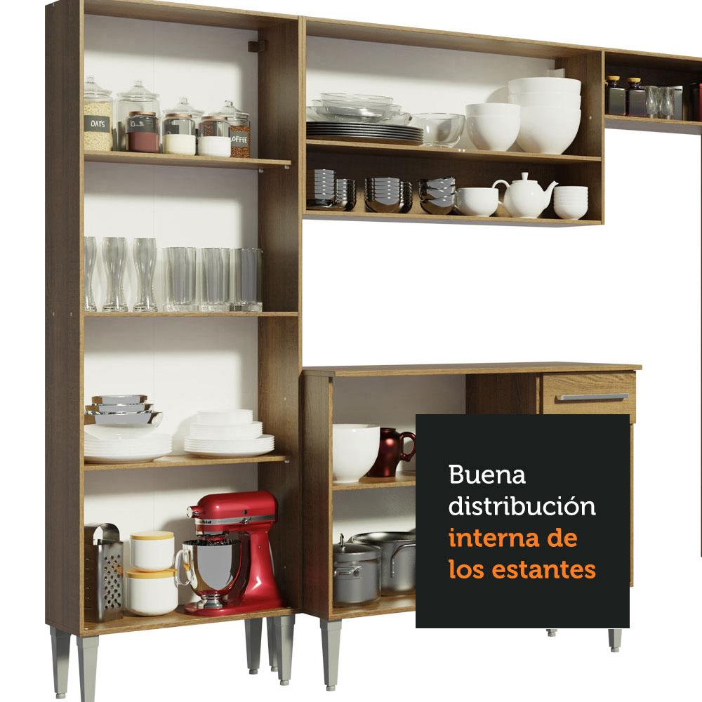 MUEBLE DE COCINA INTEGRAL EMILLY LIVE 513 CM MARRÓN 01 - 9
