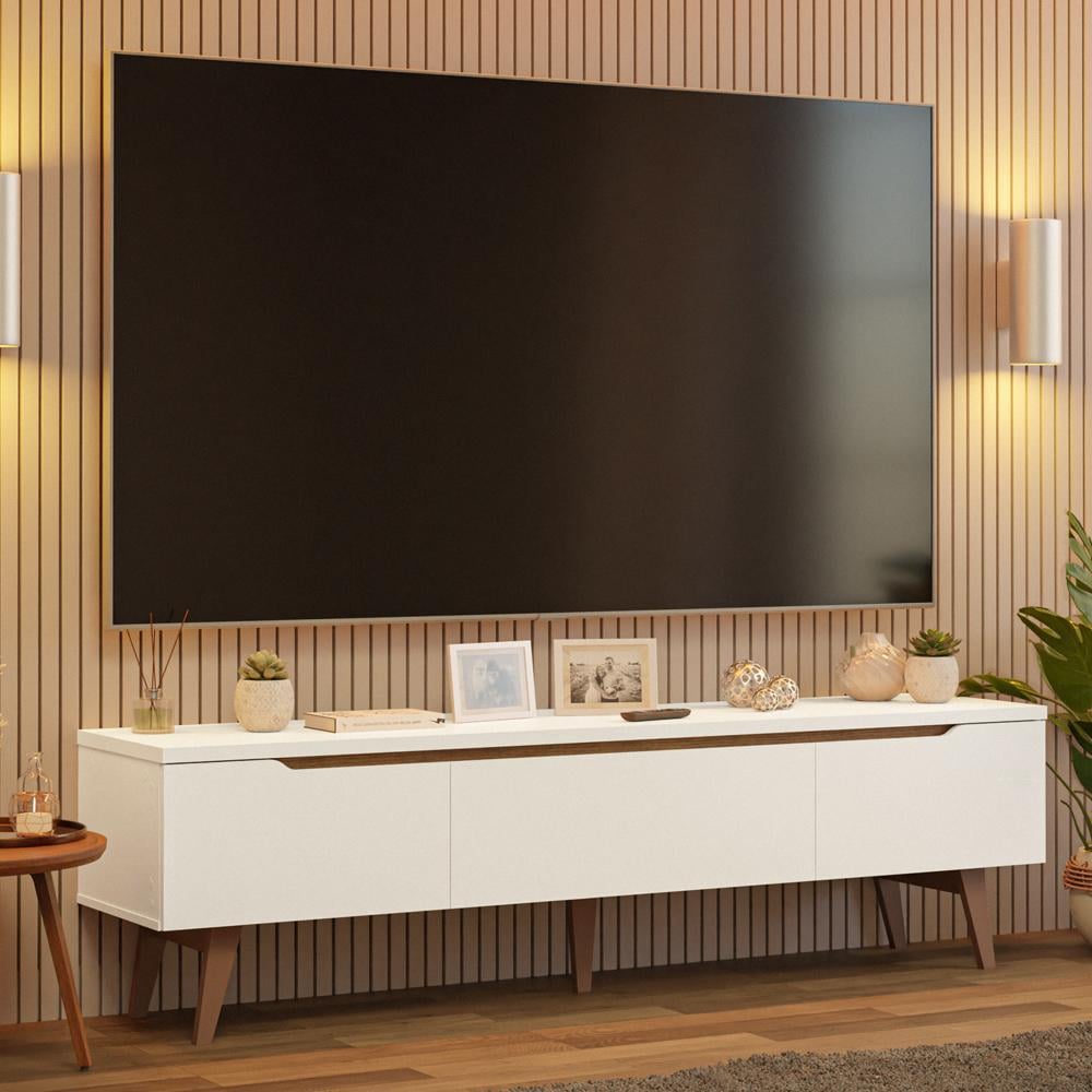 CENTRO DE ENTRETENIMIENTO MESA PARA TV DOHA HASTA 80 PULGADAS - BLANCO - 1
