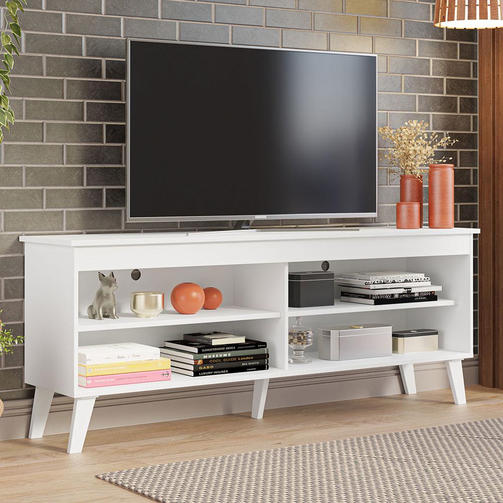 CENTRO DE ENTRETENIMIENTO MESA PARA TV TURIM HASTA 65 PULGADAS - BLANCO - 1