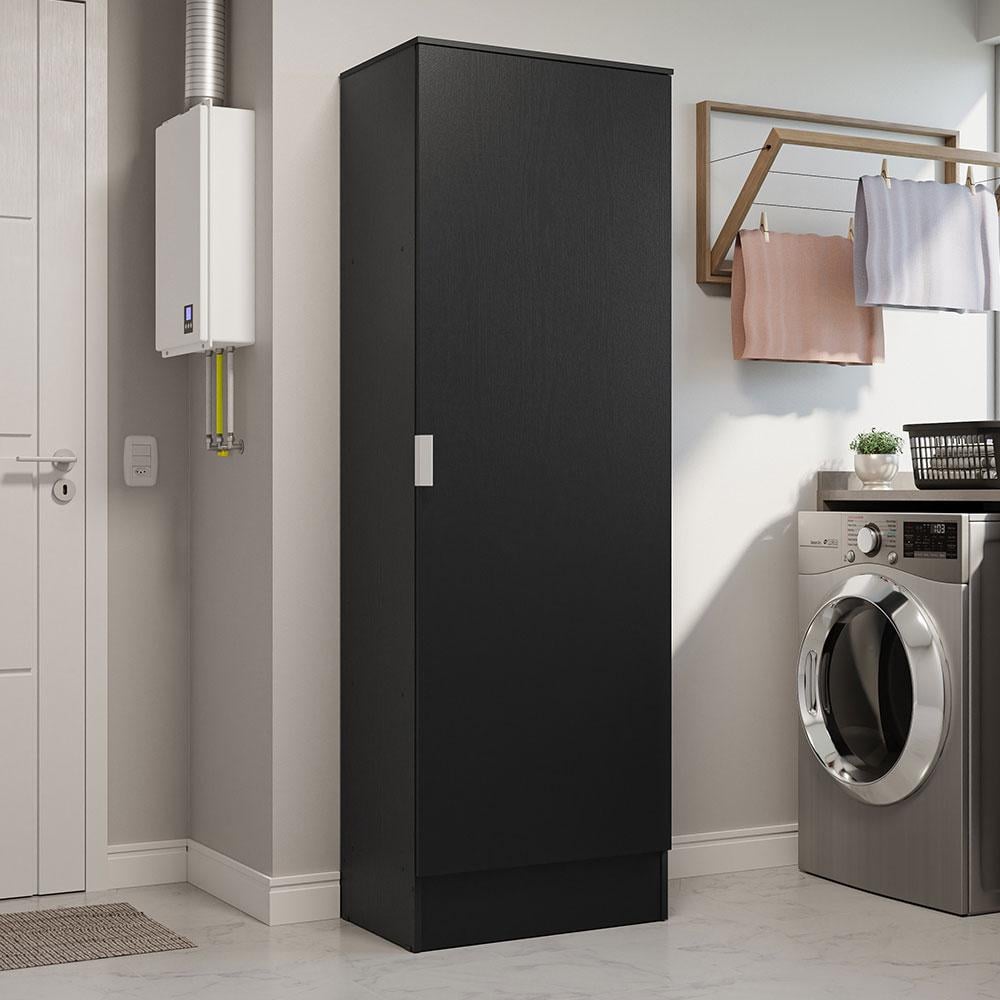 ARMARIO MULTIUSO 1 PUERTA 60 CM - NEGRO - 2