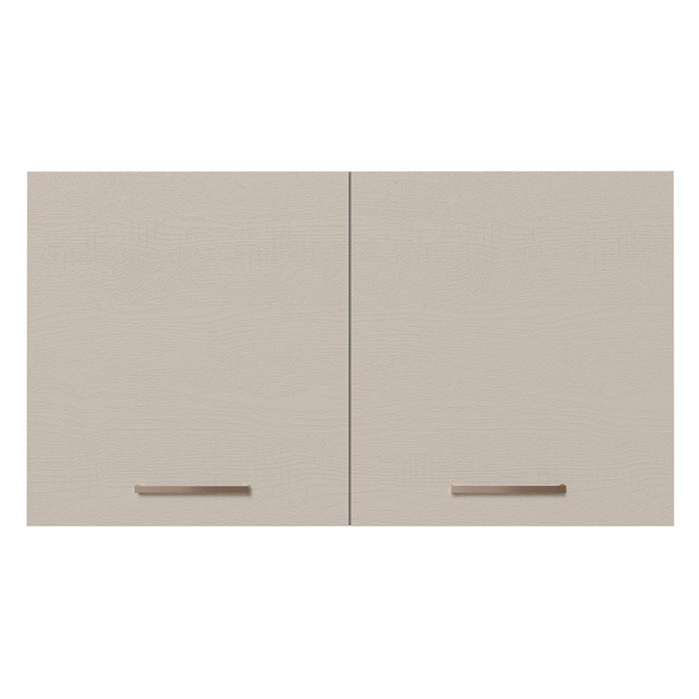 MUEBLE SUPERIOR DE ALMACENAMIENTO PARA GARAJE MULTIUSO AGATA 2 PUERTAS 120 CM - BLANCO/CREMA - 7