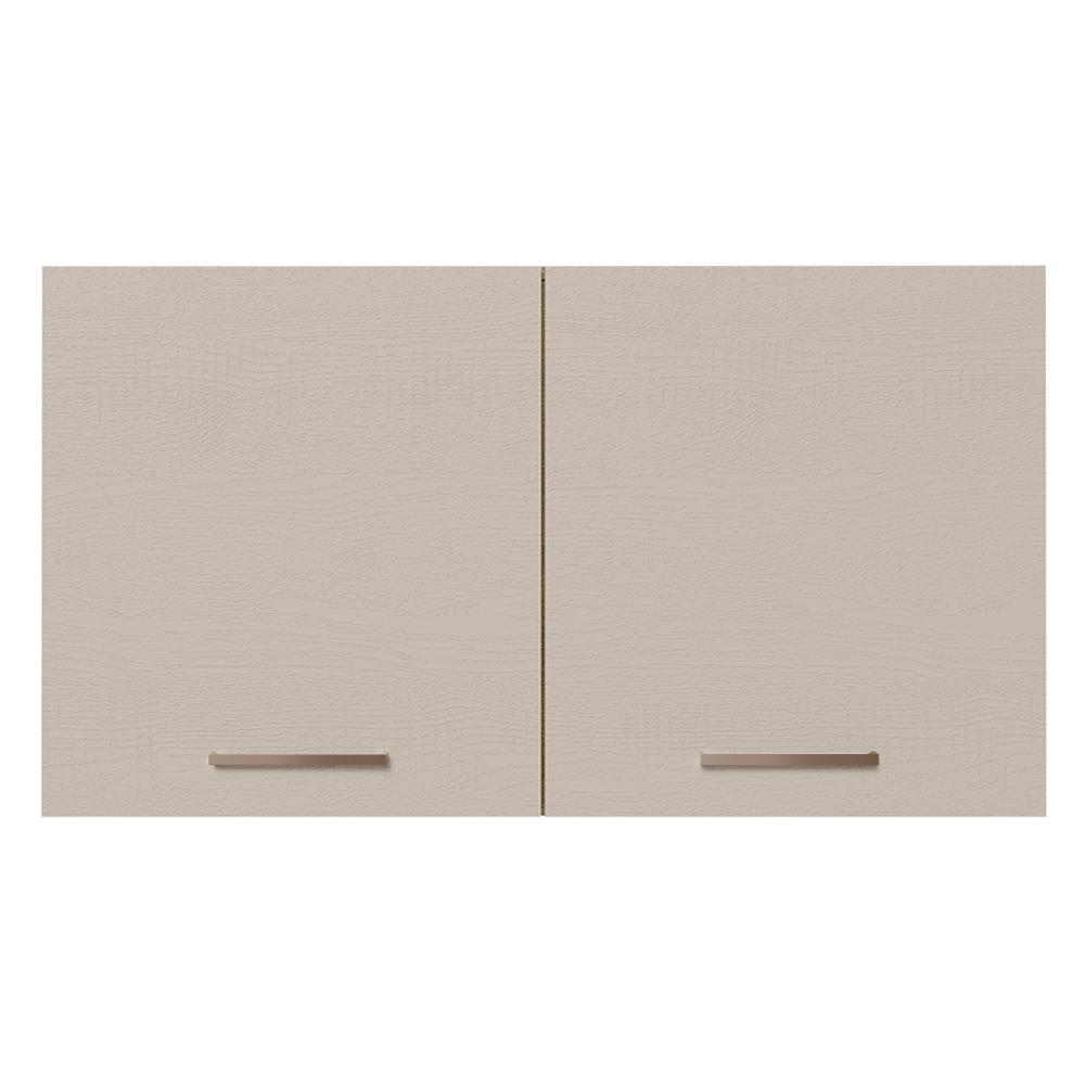 MUEBLE SUPERIOR DE ALMACENAMIENTO PARA GARAJE MULTIUSO AGATA 2 PUERTAS 120 CM - MARRÓN/CREMA - 7