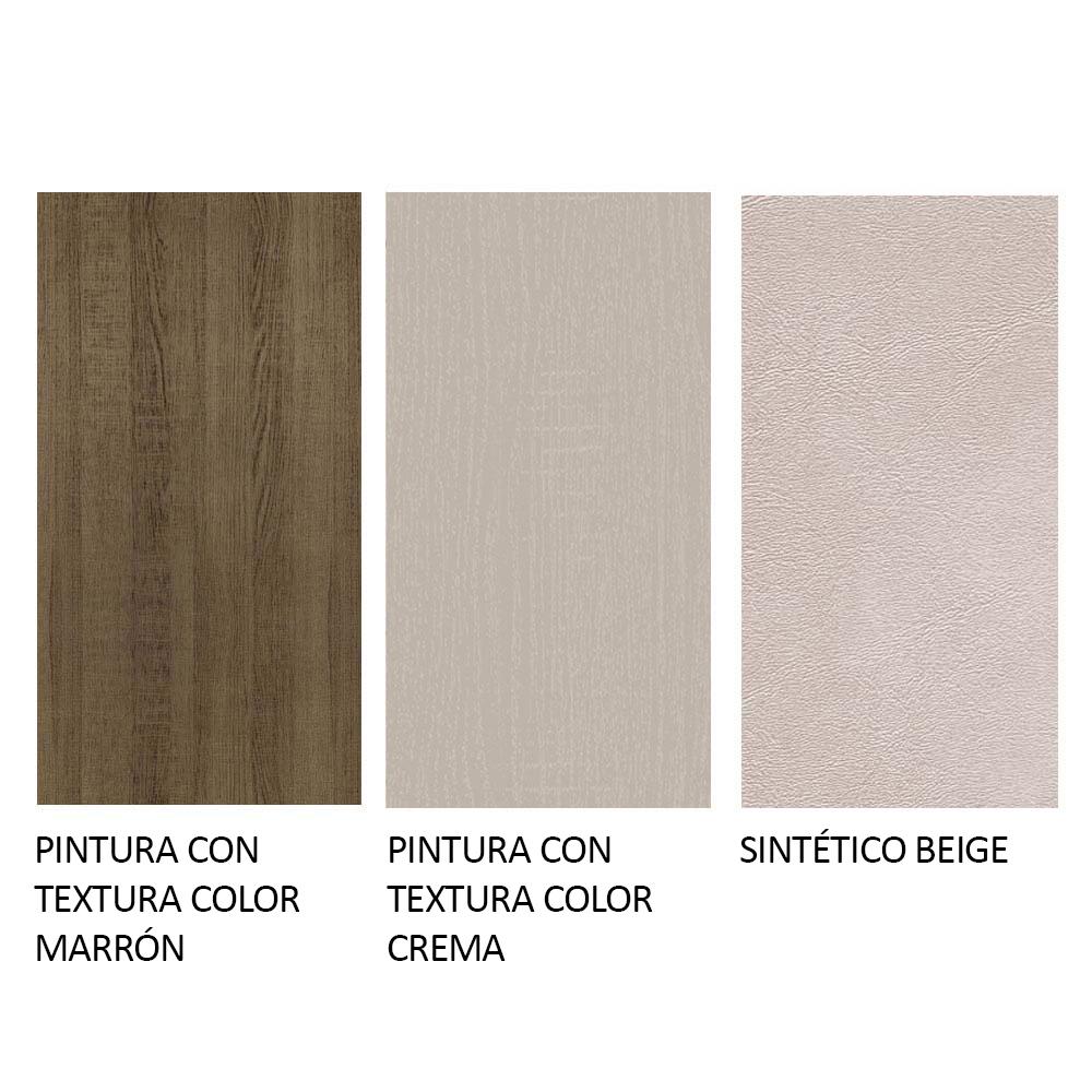 JUEGO DE COMEDOR MADESA HONDURAS CON 6 SILLAS - MARRÓN/BEIGE - 9