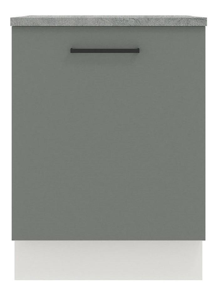 MUEBLE DE COCINA AGATA 60 CM 1 PUERTA - BLANCO/GRIS - 1