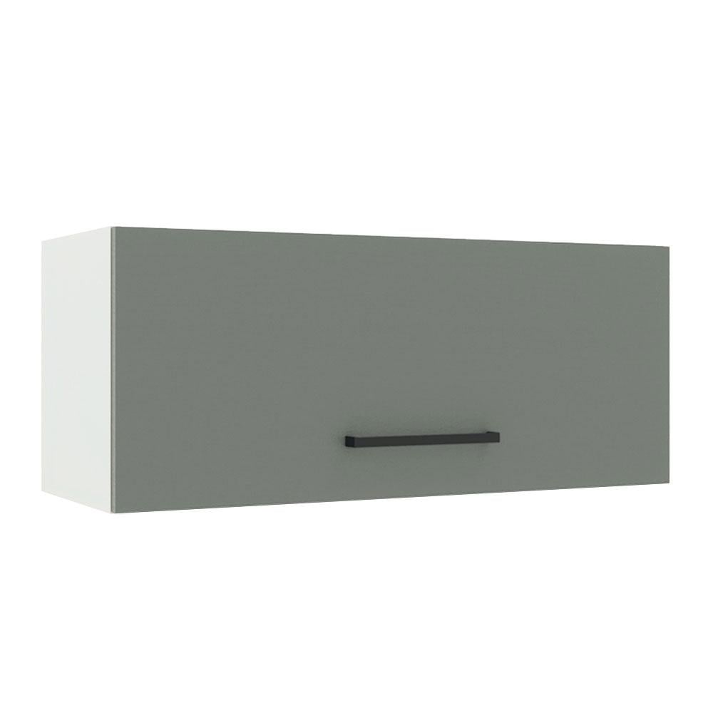 ALACENA DE COCINA AGATA 80 CM 1 PUERTA ABATIBLE - BLANCO/GRIS - 1