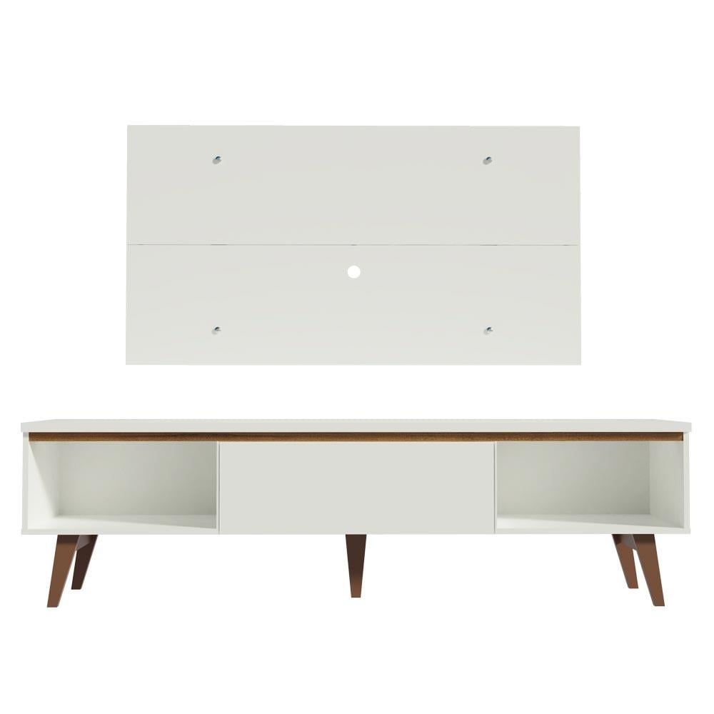 CENTRO DE ENTRETENIMIENTO PARA TV REIMS MESA Y PANEL HASTA 55 PULGADAS - BLANCO - 7