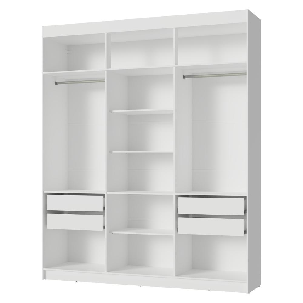 ROPERO SIN PUERTAS MADESA VENUS 4 CAJONES 180 CM - BLANCO - 7