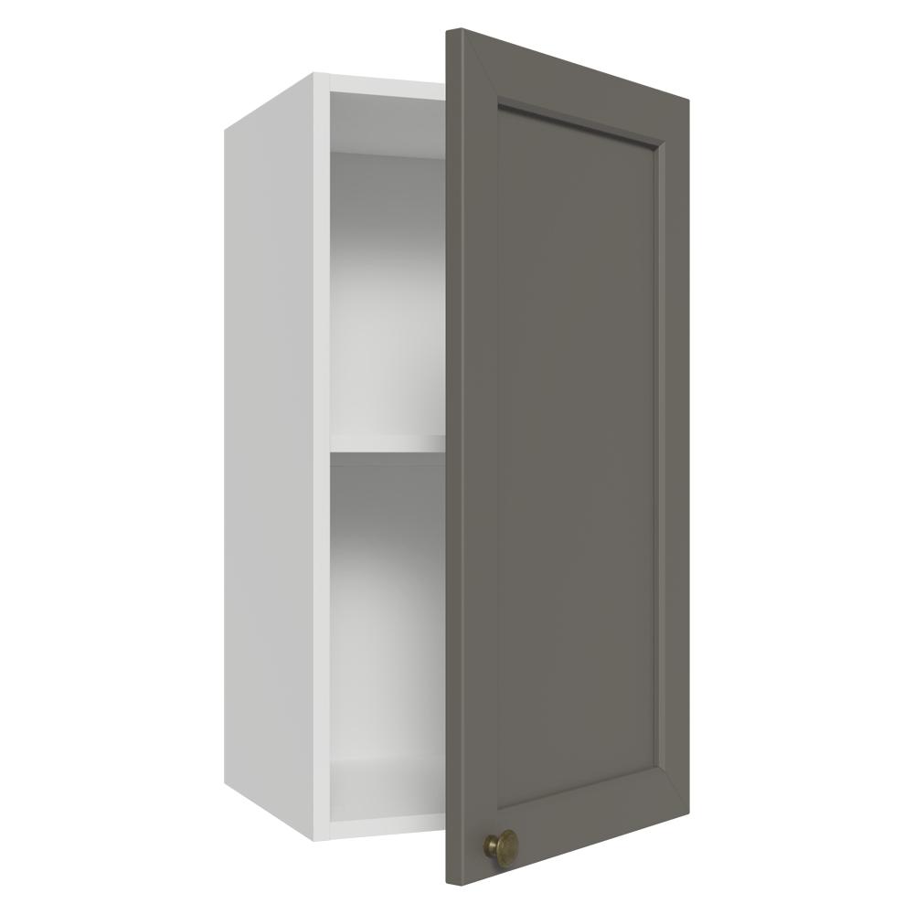 ALACENA DE COCINA VIK 35 CM 1 PUERTA - BLANCO/GRIS - 5