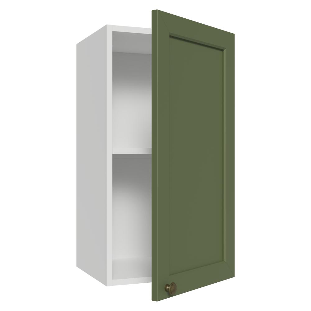 ALACENA DE COCINA VIK 35 CM 1 PUERTA - BLANCO/VERDE - 5