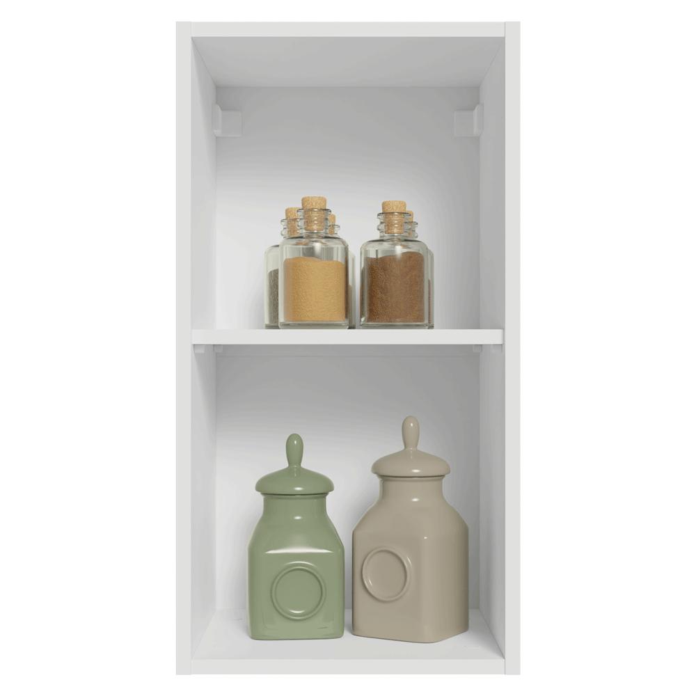 ALACENA DE COCINA VIK 35 CM 1 PUERTA - BLANCO/VERDE - 6