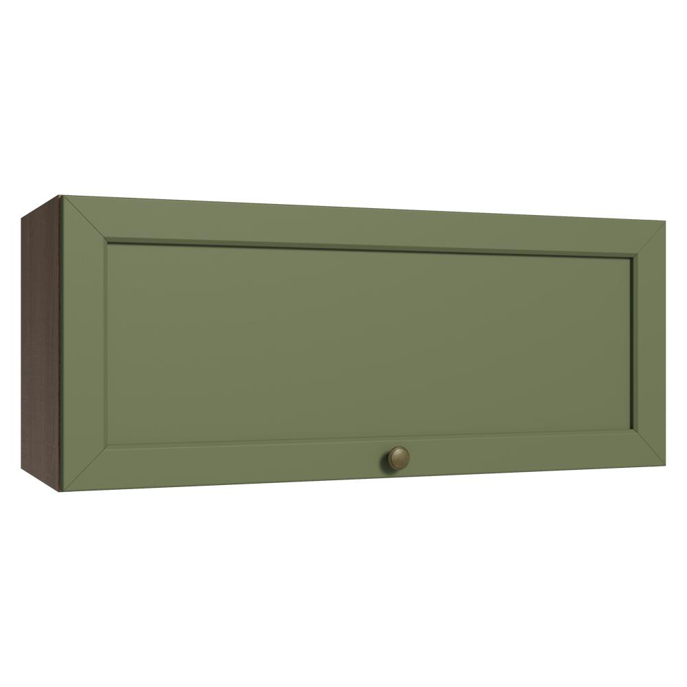ALACENA DE COCINA VIK 80 CM 1 PUERTA ABATIBLE - MARRÓN/VERDE - 1