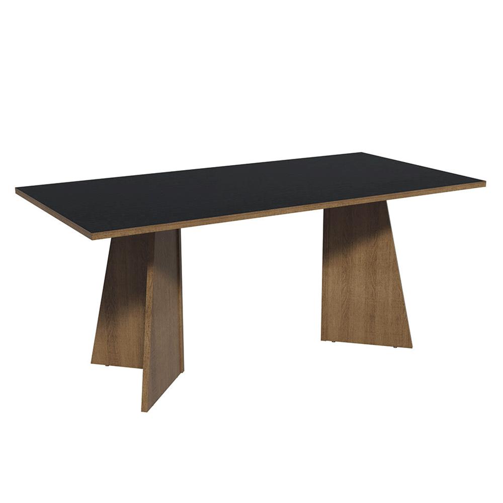 ESCRITORIO EJECUTIVO DE OFICINA MADESA 180 CM - MARRÓN/NEGRO - 6