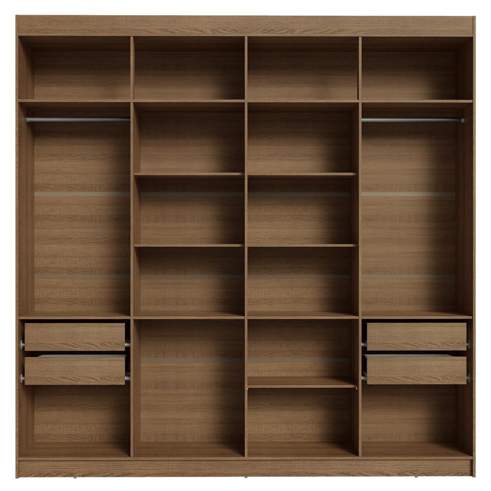 ROPERO SIN PUERTAS MADESA VENUS 4 CAJONES 216 CM - 4
