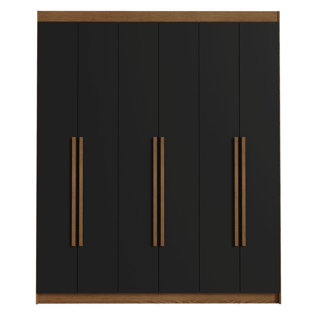 ROPERO SATURNO 6 PUERTAS 4 CAJONES - 7