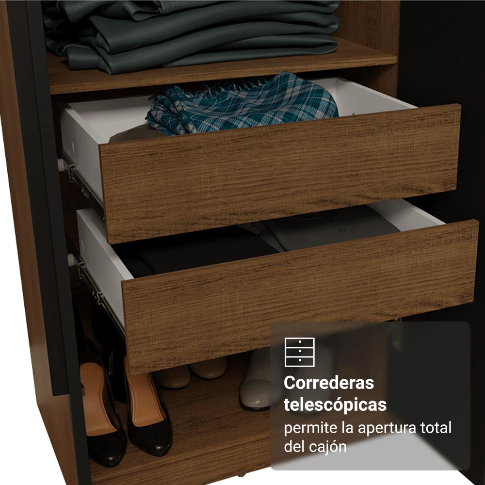 ROPERO VENUS 8 PUERTAS 4 CAJONES - 4