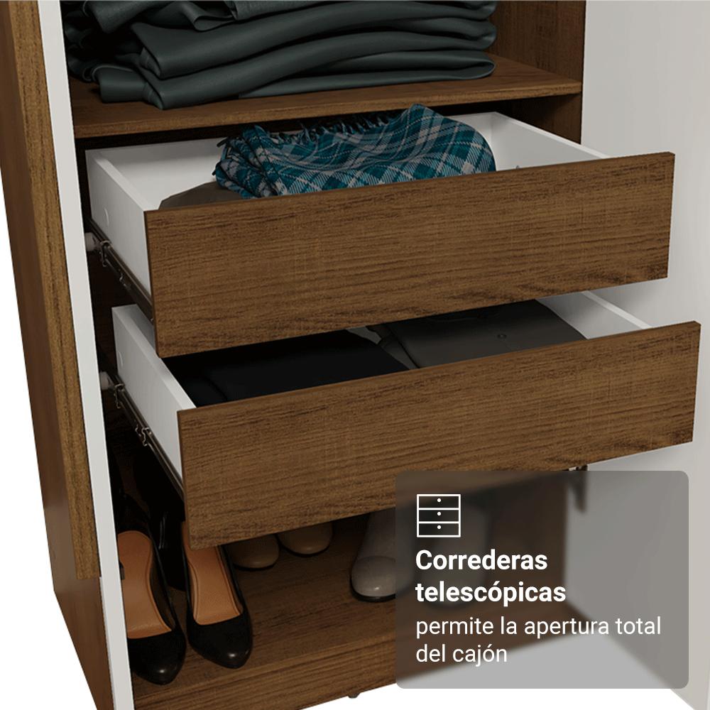 ROPERO NETUNO 6 PUERTAS 4 CAJONES - 5