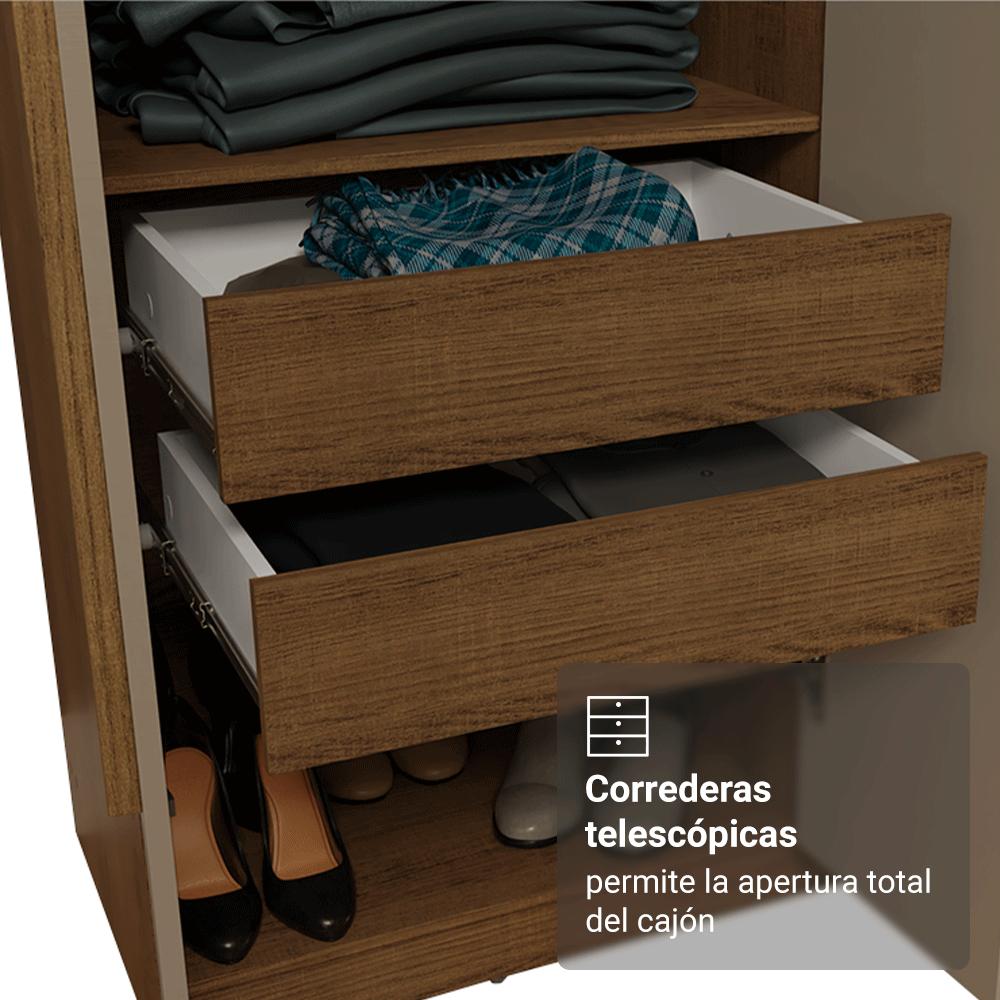 ROPERO VENUS 8 PUERTAS 4 CAJONES - 4