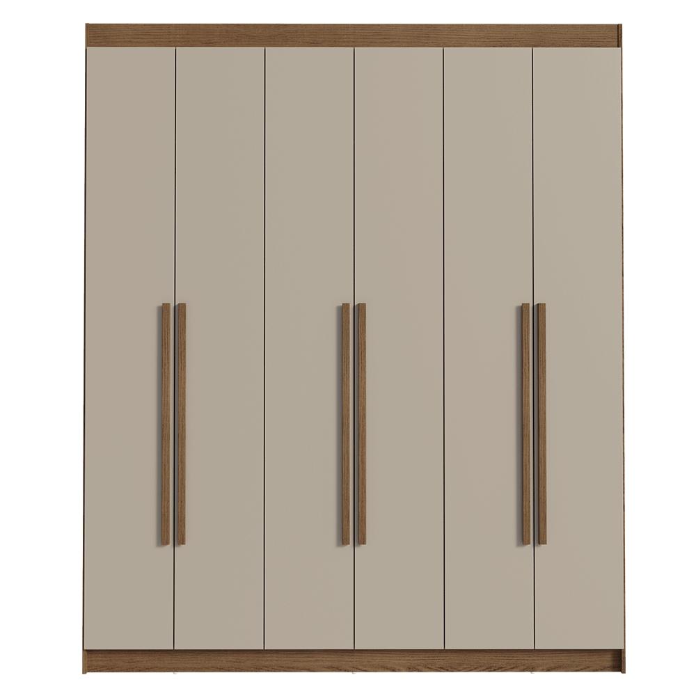 ROPERO SATURNO 6 PUERTAS 4 CAJONES - 7