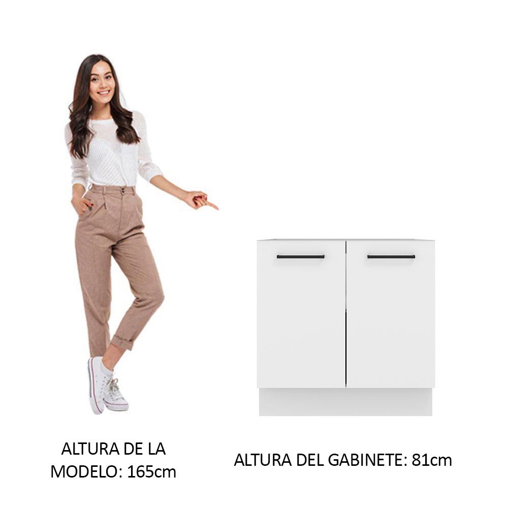 MUEBLE DE COCINA AGATA 80 CM X 60 CM 2 PUERTAS SIN ENCIMERA - 3