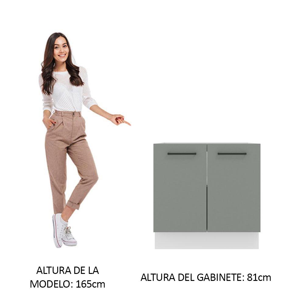 MUEBLE DE COCINA AGATA 80 CM X 60 CM 2 PUERTAS SIN ENCIMERA - 3