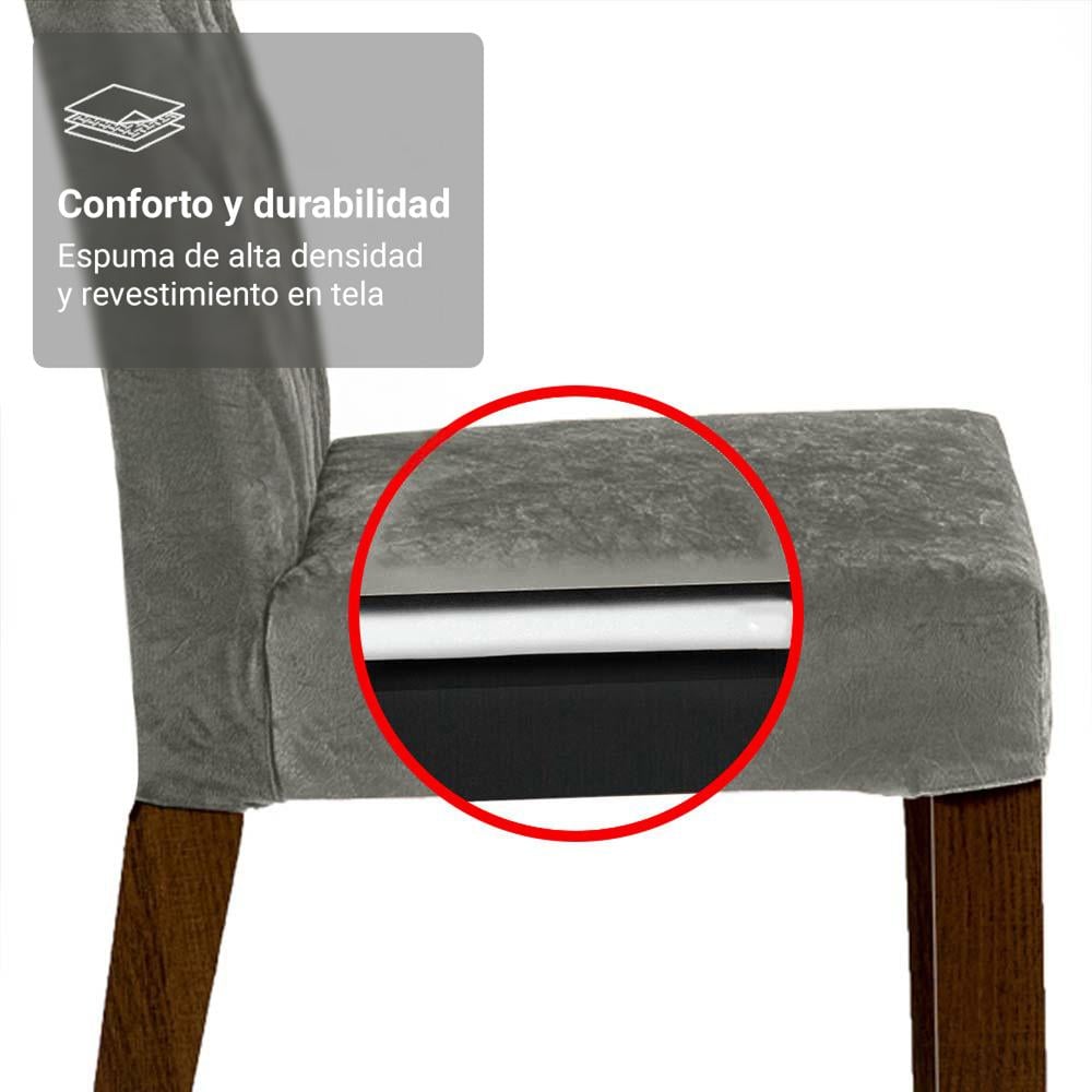 JUEGO DE COMEDOR MADESA ALLEGRO CON 6 SILLAS - 5