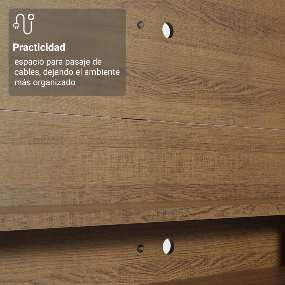 CENTRO DE ENTRETENIMIENTO METZ MESA Y PANEL HASTA 60' - 5