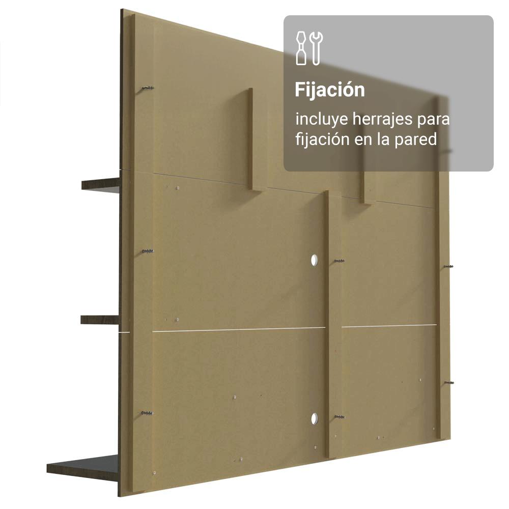 CENTRO DE ENTRETENIMIENTO METZ MESA Y PANEL HASTA 60' - 6