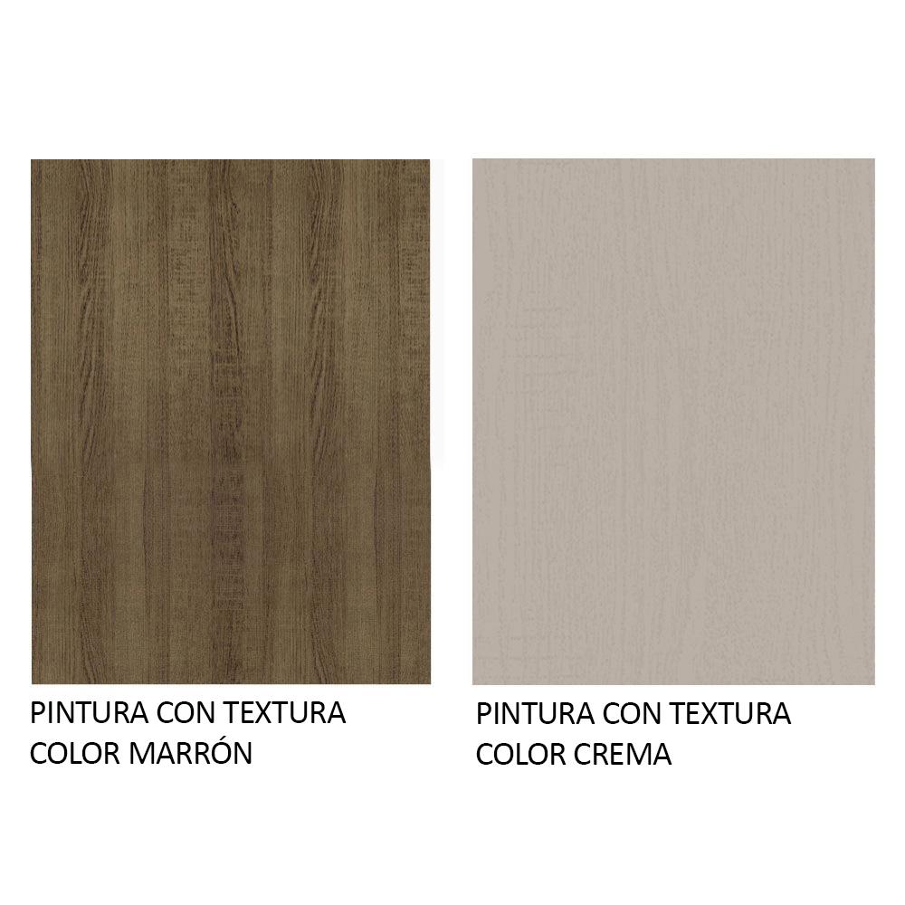 MESA DE COMEDOR RECTANGULAR 6 PUESTOS 5275 -MADERA Y CRISTAL - 5