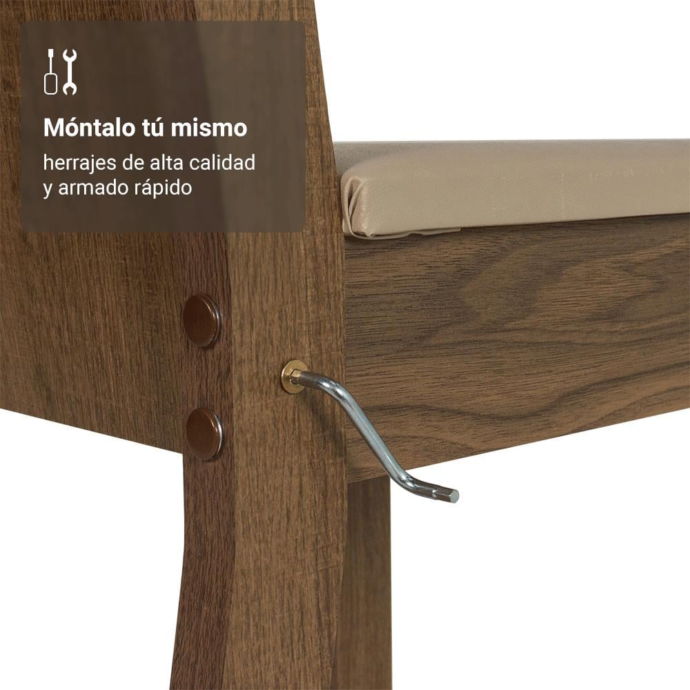 KIT 4 SILLAS DE COMEDOR MADESA 4290 - 8
