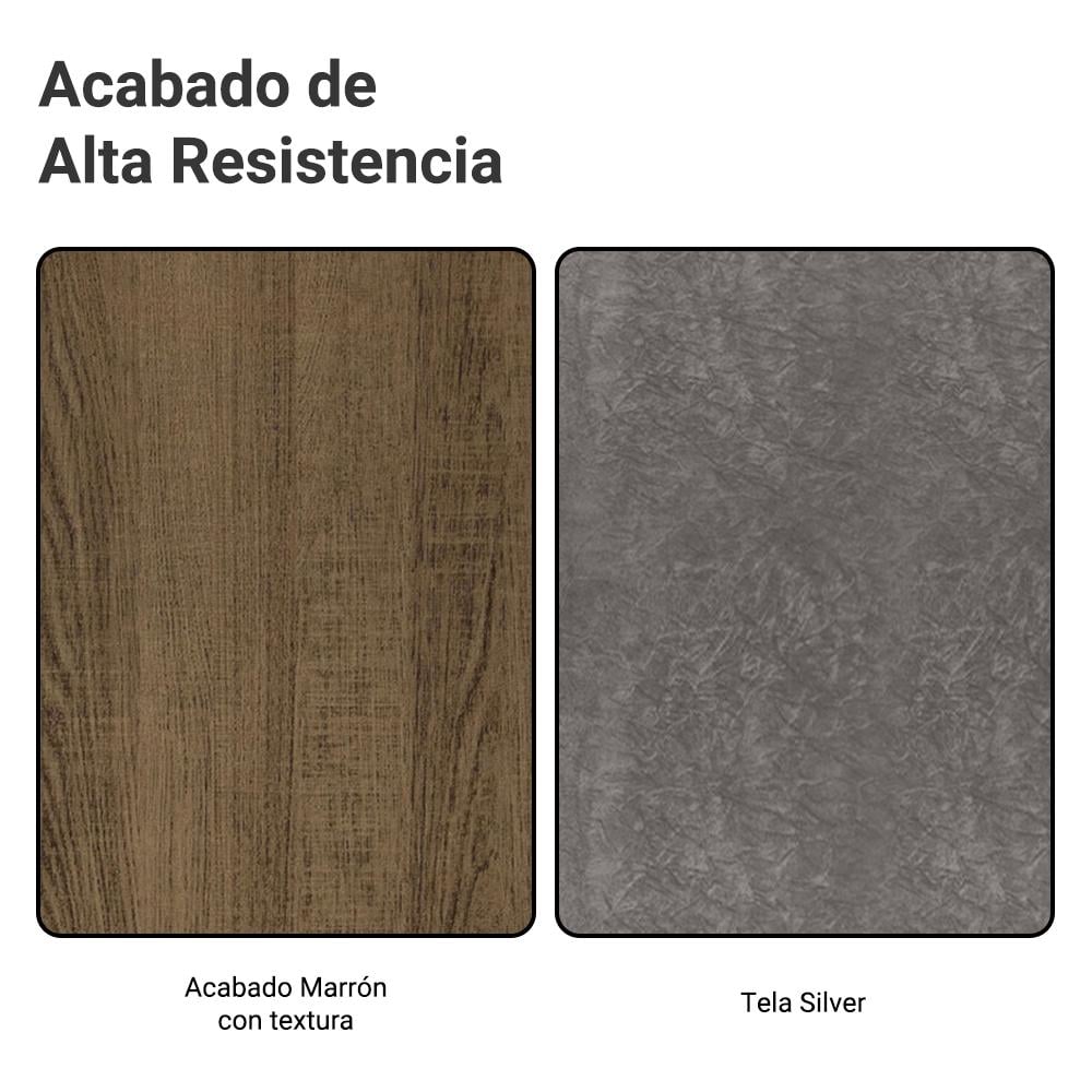 KIT 2 SILLAS DE COMEDOR MADESA 4256 CON BORDE SUPERIOR - 8