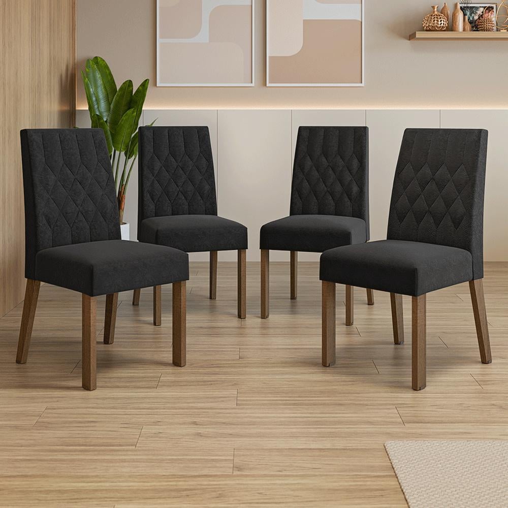 KIT 4 SILLAS DE COMEDOR MADESA 4256 - 1
