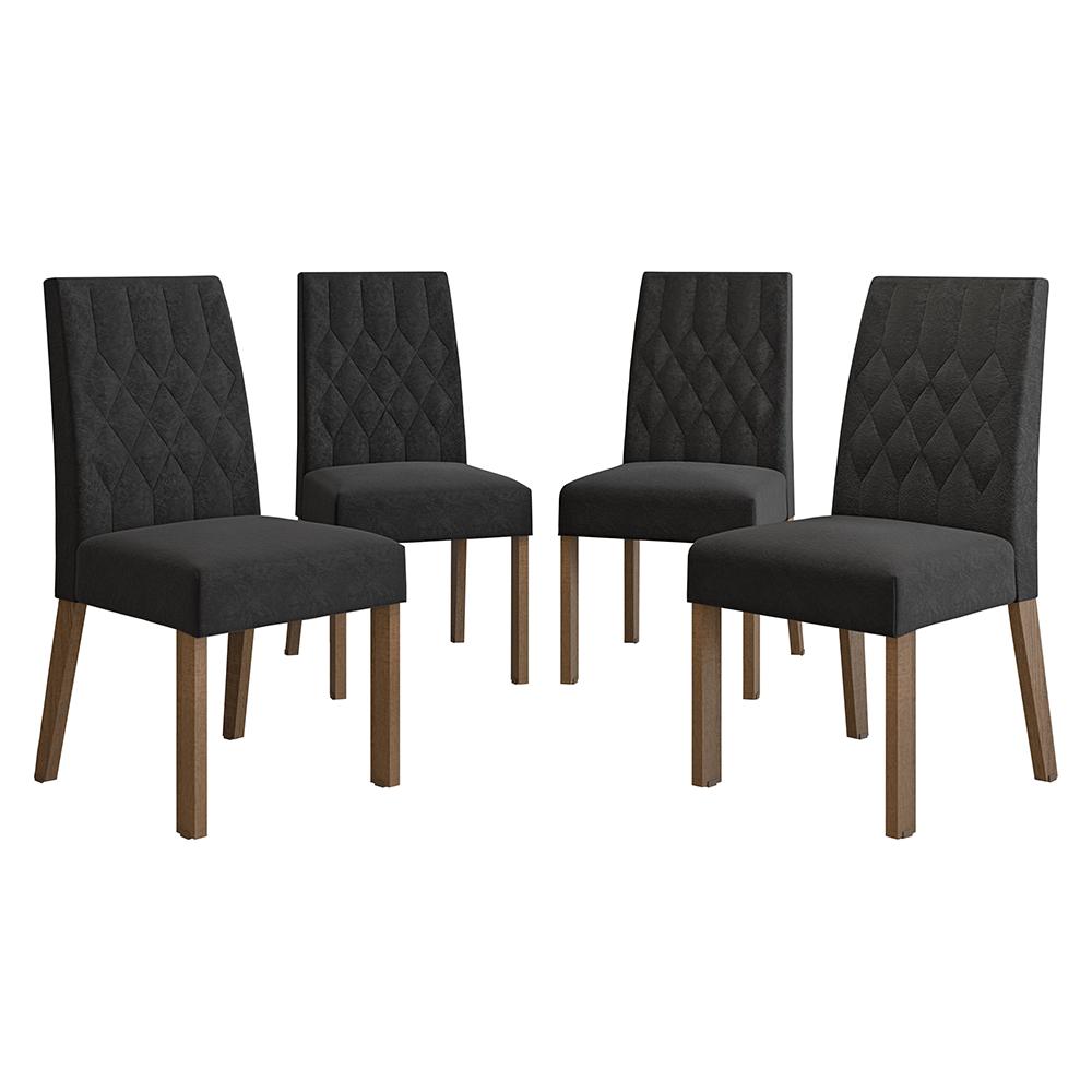 KIT 4 SILLAS DE COMEDOR MADESA 4256 - 6