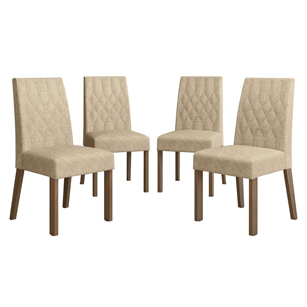 KIT 4 SILLAS DE COMEDOR MADESA 4256 - 6