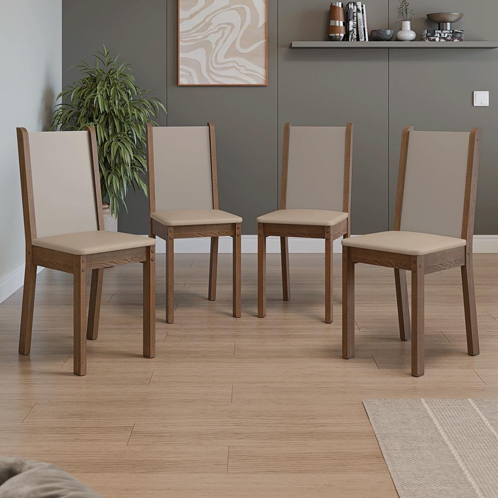 KIT 4 SILLAS DE COMEDOR MADESA 4291 - 1