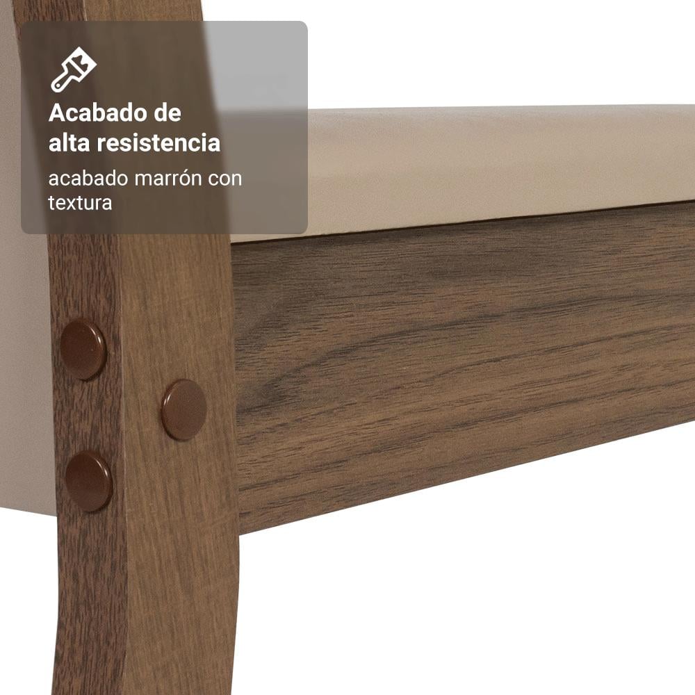 KIT 4 SILLAS DE COMEDOR MADESA 4291 - 7