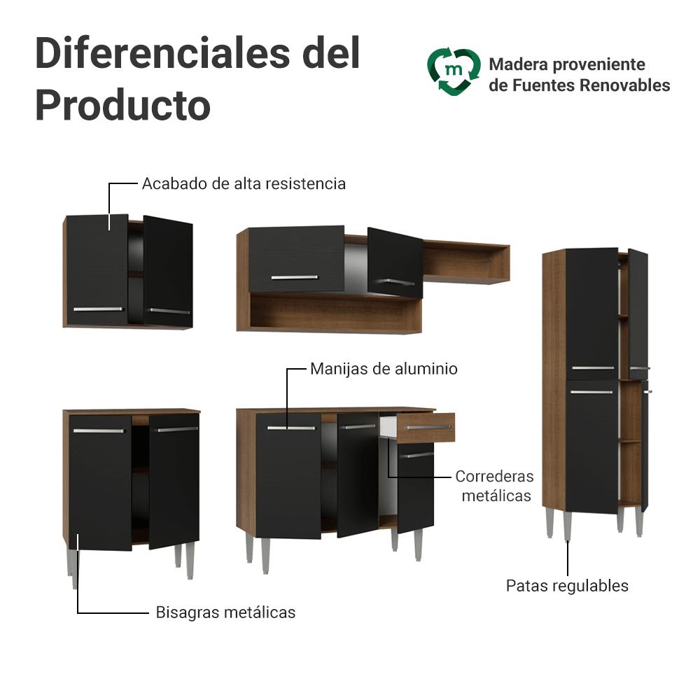 MUEBLE DE COCINA INTEGRAL EMILLY 293 CM - 4