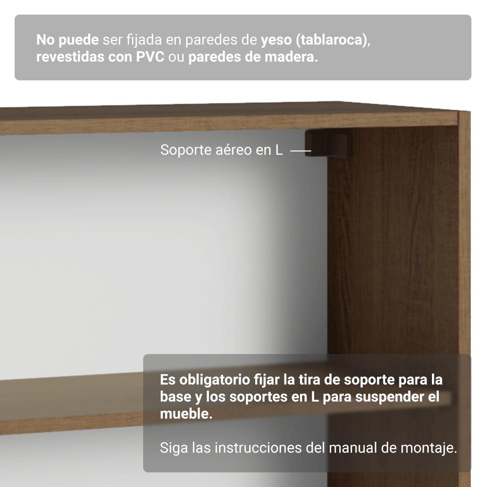 BUFFET APARADOR CON PORTABOTELLAS VIK 100 CM - 8