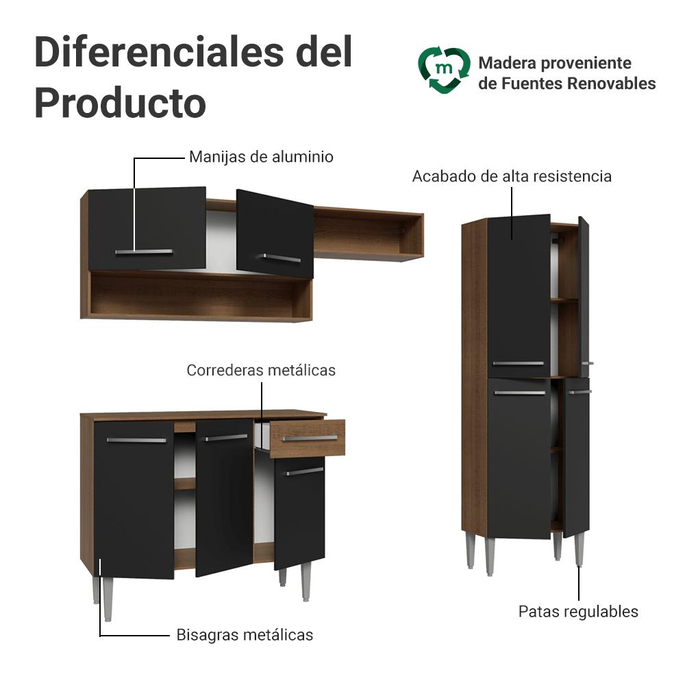 MUEBLE DE COCINA INTEGRAL EMILLY 229 CM - 4