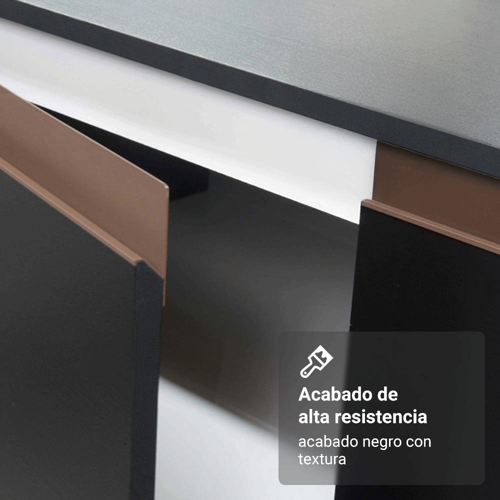 KIT 2 MUEBLES DE COCINA REIMS 130 CM CON ENCIMERA - 5