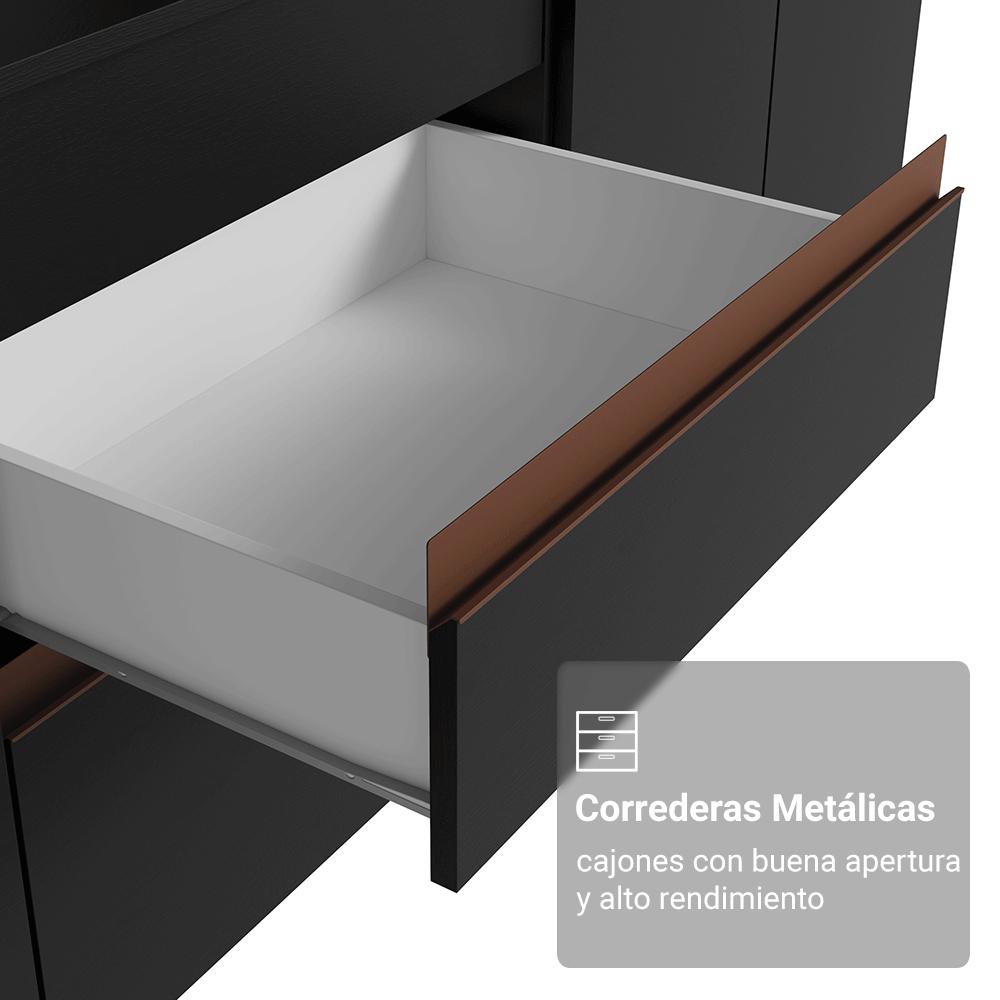 KIT 2 MUEBLES DE COCINA REIMS 130 CM CON ENCIMERA - 7