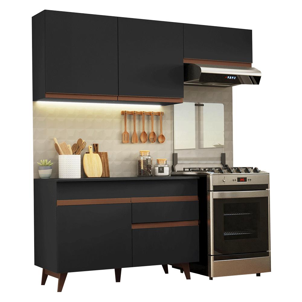 MUEBLE DE COCINA INTEGRAL REIMS 190 CM CON ENCIMERA - 2