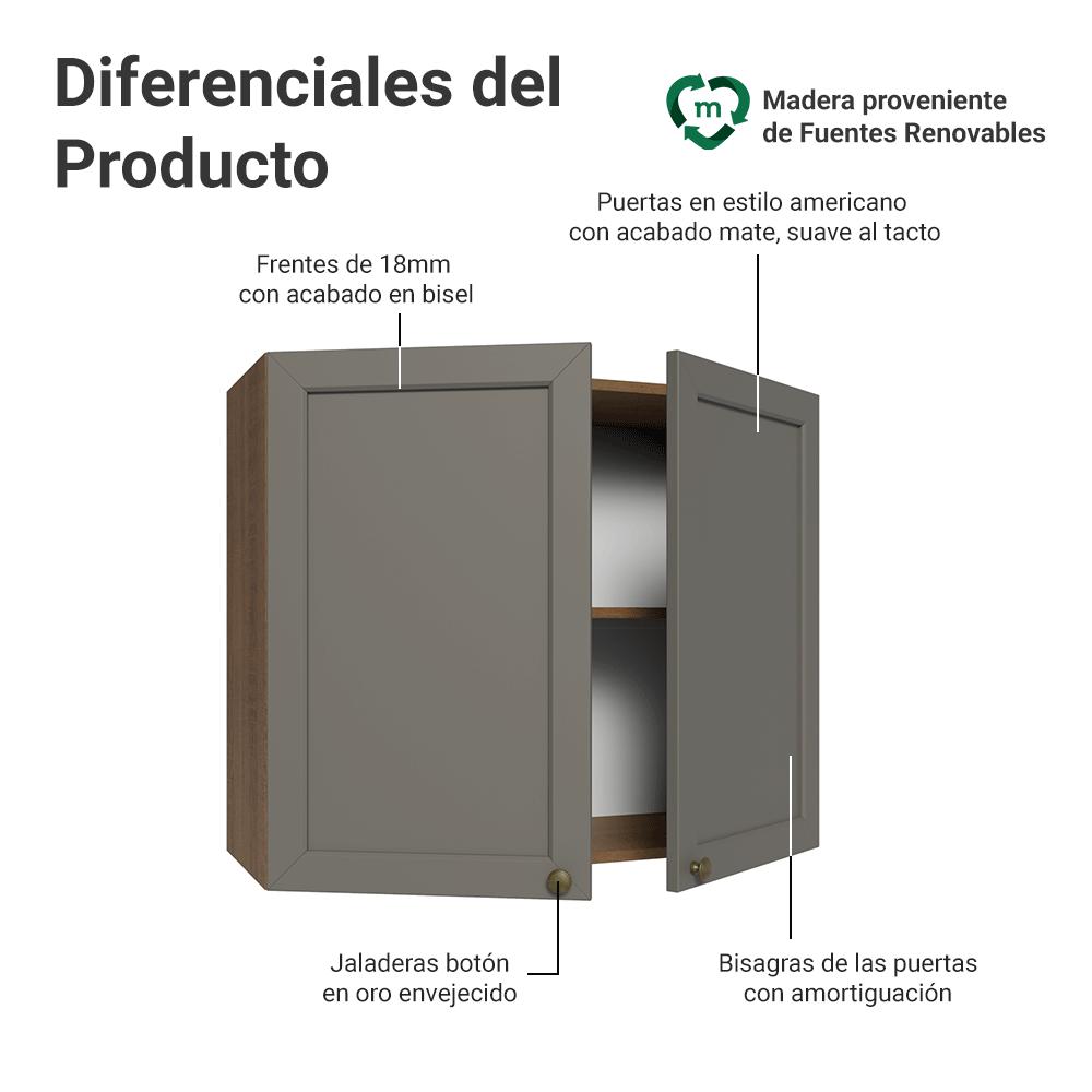 ALACENA DE COCINA VIK 80 CM 2 PUERTAS - 3