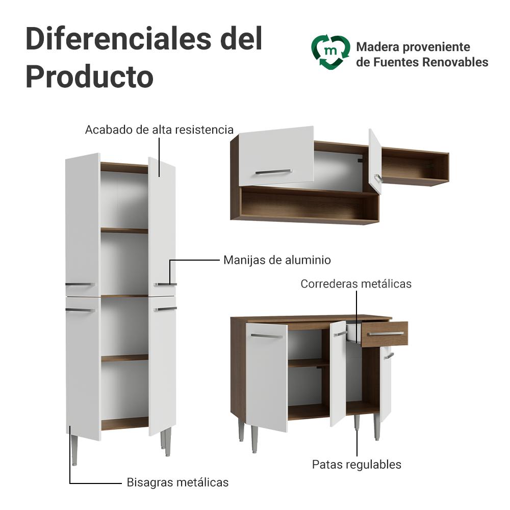 MUEBLE DE COCINA INTEGRAL EMILLY 229 CM - 4