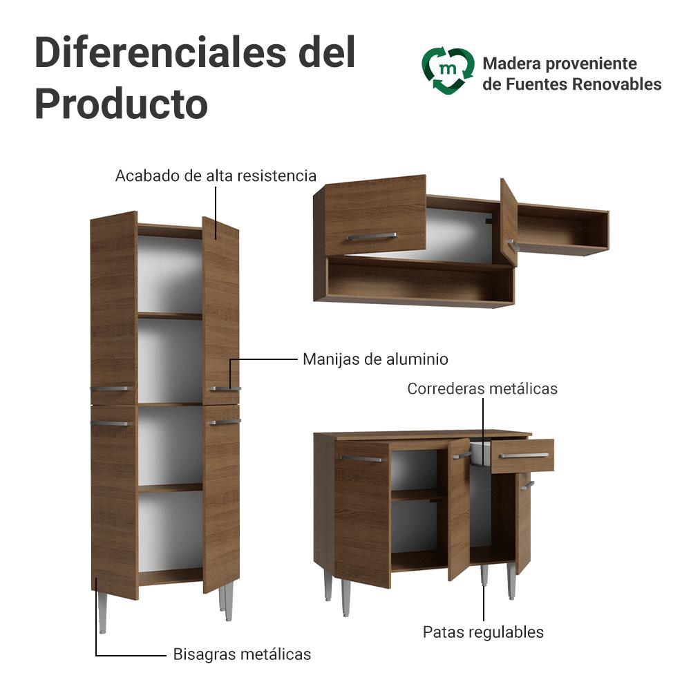 MUEBLE DE COCINA INTEGRAL EMILLY 229 CM - 4