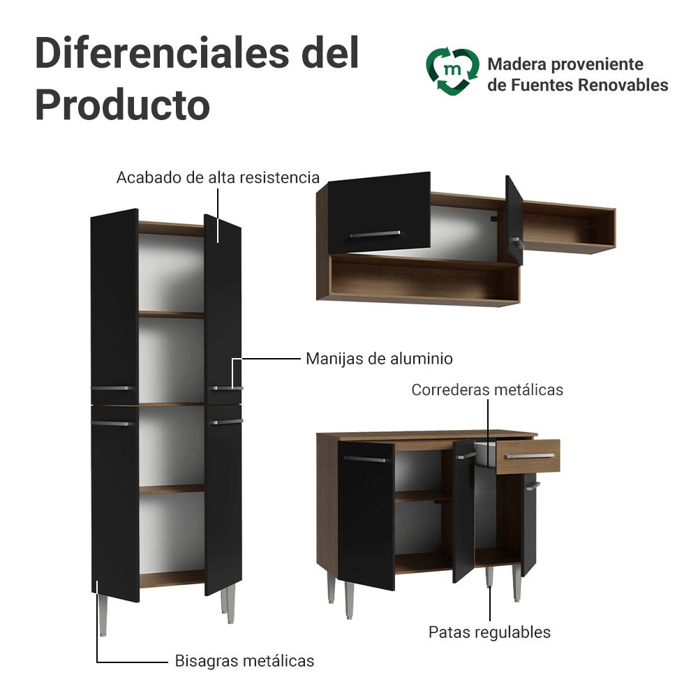 MUEBLE DE COCINA INTEGRAL EMILLY 229 CM - 4