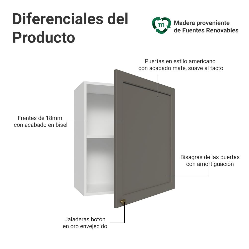 ALACENA DE COCINA VIK 60 CM 1 PUERTA - 3