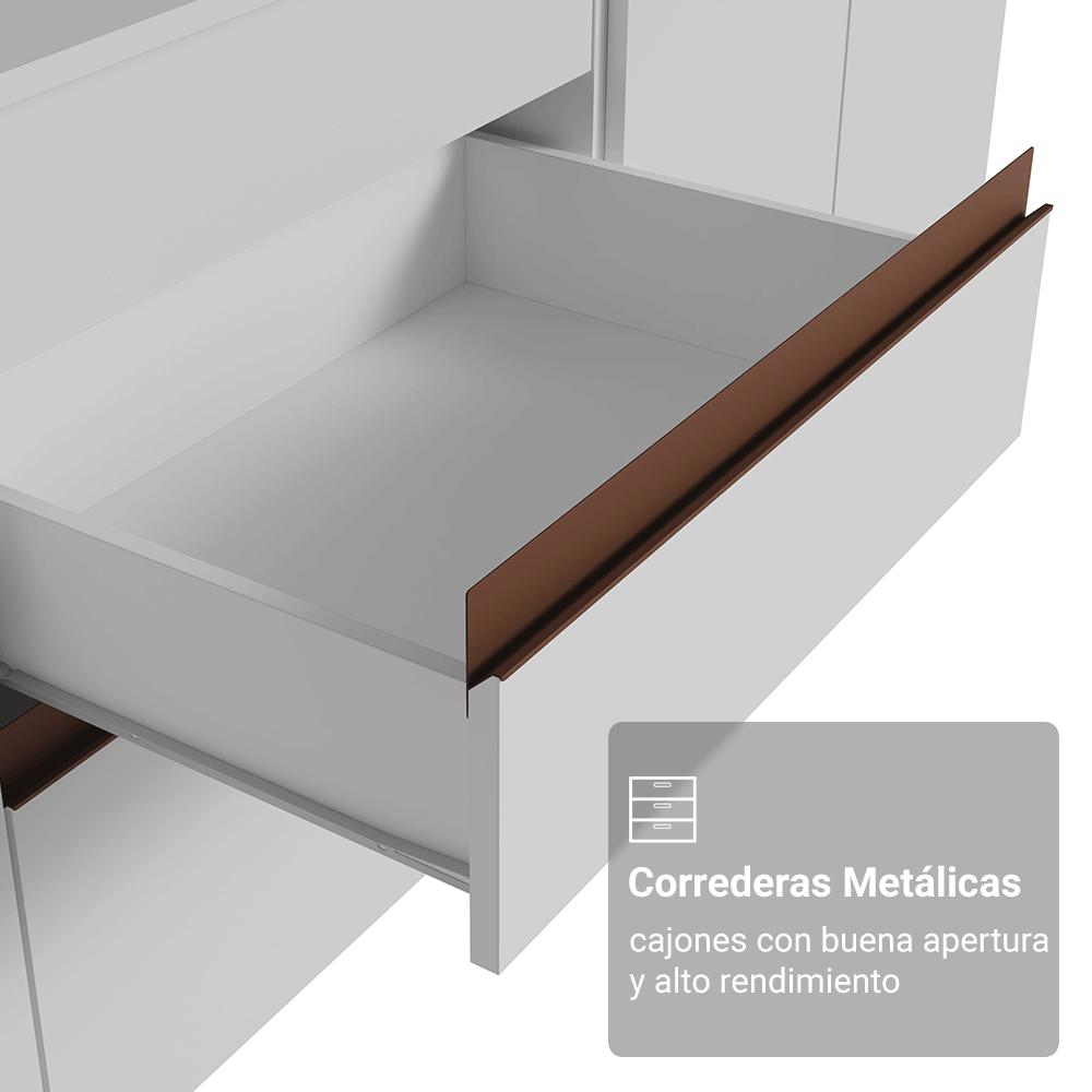 KIT 2 MUEBLES DE COCINA REIMS 130 CM CON ENCIMERA - 7